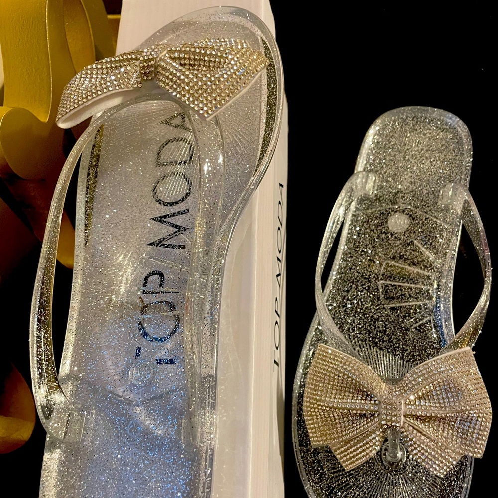 Top Moda Clear Sandals